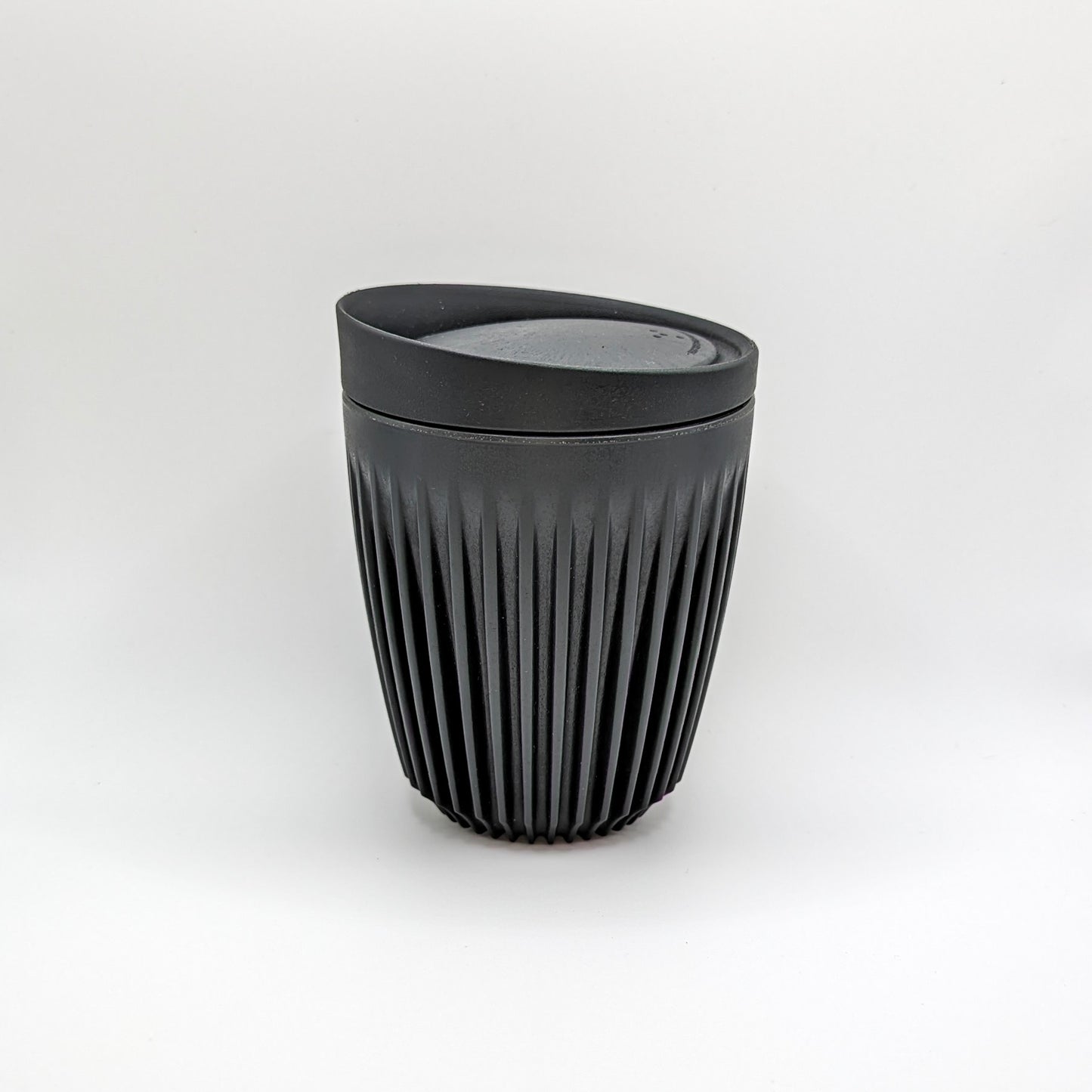 HuskeeCup 8oz Coffee Cup & Lid - Charcoal