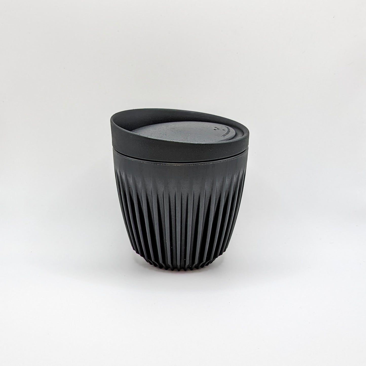 HuskeeCup 6oz Coffee Cup & Lid - Charcoal