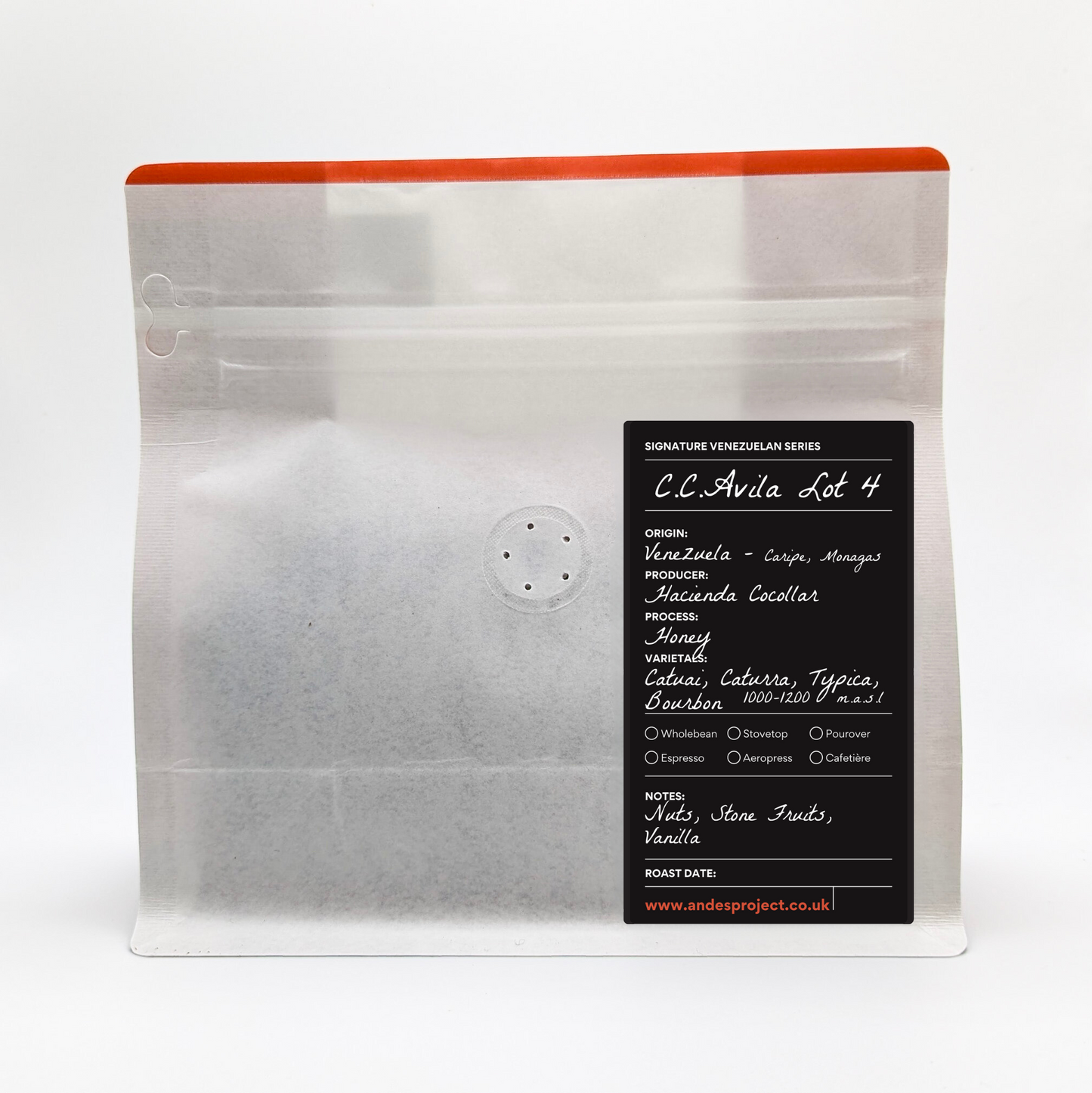 C.C. Avila Lot 4 - Venezuelan Single Origin Coffee 200g